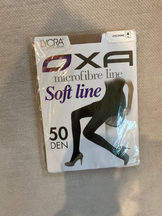 50 denier microfibre tights in brown colour